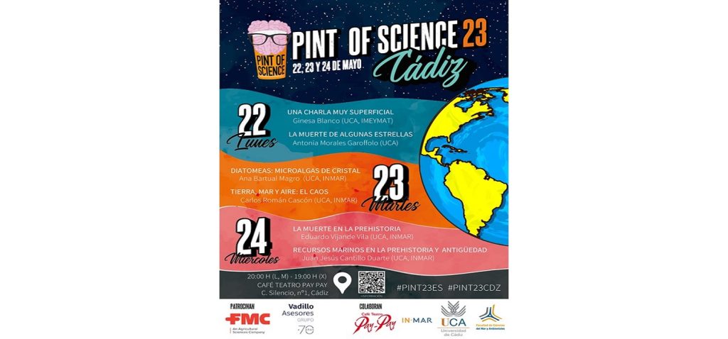Pint of Science 2023: La ciencia se cuela en los bares de Cádiz del 22 al 24 de mayo