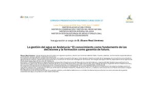 Jornada presentación Másteres