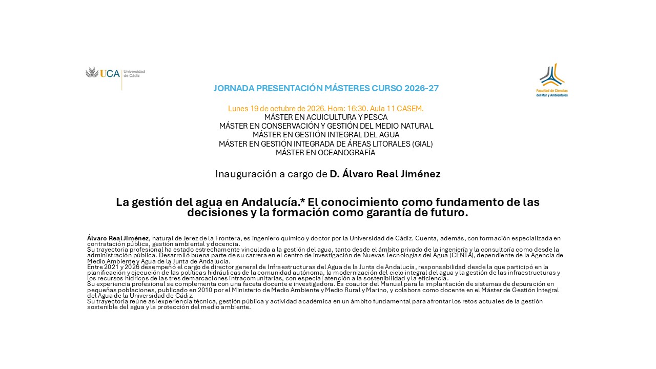 Jornada presentación Másteres